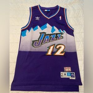 Utah Jazz John Stockton throwback NBA jersey size Medium M
